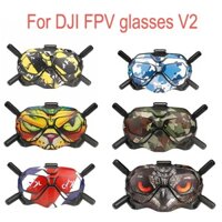 Miếng Dán decal Bảo Vệ Da Cho DJI FPV Kính V2 Phụ Kiện Sợi Carbon Dán Chống Thấm Nước Dính