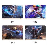 Miếng dán decal laptop Liên Minh Huyền Thoại skin Ezreal, Fiddlesticks, Fiora, Fizz, Galio - MS 141 - 160 - 154 - 17 inch