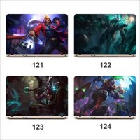 Miếng dán decal laptop Liên Minh Huyền Thoại skin Draven, Ekko, Elise, Evelynn, Ezreal - MS 121 - 140 - 133 - 15.6 inch