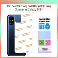 Miếng Dán Dẻo PPF Mặt Lưng Cho Samsung Galaxy M51- Hàng Chính Hãng - Trong Suốt