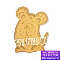 Miếng dán điện thoại 12 con giáp đẹp lung linh phù hợp các dòng điện thoại , Lì Xì Tết, hàng nhập khẩu - TÍ - CHUỘT