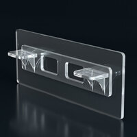 Miếng dán đỡ kệ gỗ, chia ngăn tủ, không cần đóng đinh - Đôi 12x5cm