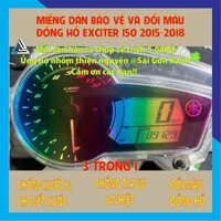 Miếng dán đổi màu và bảo vệ đồng hồ EXCITER 150 2015-2018 - Nhãn Dán