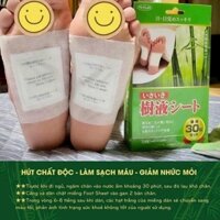 Miếng dán Gan bàn chân hút độc tố giảm đau nhức ToPlan Kento Nhật Bản Hộp 30miếng