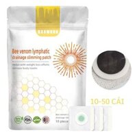Miếng Dán Giảm Béo Bụng 10-50 Con Đốt Cháy Nhanh Mỡ Chống Xoăn Giải Độc Bụng Ong Nọc Độc Miếng Dán Cho Bụng cải Tiến