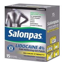 Miếng dán giảm đau Salonpas Lidocaine Pain Relieving