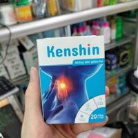 Miếng dán giảm ho KenShin, miếng dán giảm ho tự nhiên, 1 hộp 20 miếng dán