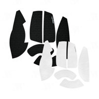 Miếng dán/ Grip Tape cho chuột HyperWork Silentium (Đen/ Trắng)