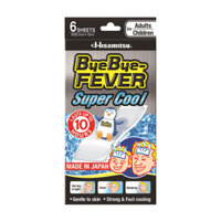 Miếng dán hạ sốt Bye Bye – Fever Super Cool (Hộp 6 miếng)