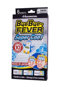 Miếng dán hạ sốt Bye Bye Fever Super Cool hộp 3 gói