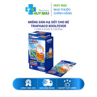 Miếng dán hạ sốt cho bé Traphaco Koolfever Hộp 8 gói x 2 miếng