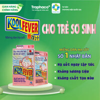 Miếng Dán Hạ Sốt Cho Trẻ Sơ Sinh Koolfever KOBAYASHI Không Hương Liệu Không Chất Tạo Màu Hạ Sốt Nhanh  An Toàn Hộp 6 gói