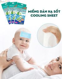Miếng dán hạ sốt Cooling Sheet Apple xoa dịu cơn xốt cho bé