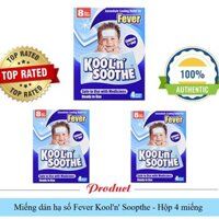 Miếng dán hạ sốt Kool'n Soothe Cooling Strip Sachets Kids ( pack 4 miếng)