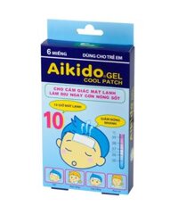 Miếng Dán Hạ Sốt Nhanh Aikido Cho Bé - Chườm Mát, Hạ Nhiệt Hiệu Quả - Hộp 6 MiếngHạ sốt nhanh chóng, an toàn cho bé yêu với Miếng Dán Hạ Sốt Aikido!