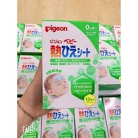 Miếng Dán Hạ Sốt Pigeon Nhật Bản Hộp 12 Miếng