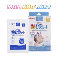 Miếng dán hạ sốt Pigoen Nhật an toàn cho bé hộp 12 chiếc mẫu mới Mom And Baby Store