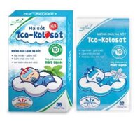 Miếng Dán Hạ Sốt TCO-KOLOSOT - Làm Mát Nhanh, An Toàn Cho Trẻ Sơ Sinh