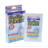 Miếng dán hạ sốt trẻ em Hisamitsu Bye Bye-Fever (6 miếng/hộp)