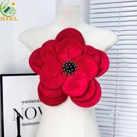 Miếng dán hoa lớn HJKL có chốt may váy cưới