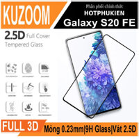 Miếng dán kính cường lực 3D Kuzoom Protective Glass cho Samsung Galaxy S20 FE