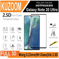 Miếng dán kính cường lực 3D cho Samsung Galaxy Note 20 Ultra hiệu Kuzoom Protective Glass - HPK Phân phối