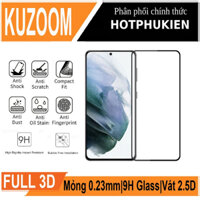 Miếng dán kính cường lực 3D cho Samsung Galaxy S22 / S22 Ultra / S22 Plus / S22+ hiệu Kuzoom Protective - HPK Phân phối