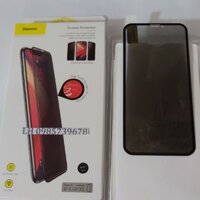 Miếng dán kính cường lực chống nhìn trộm hiệu Baseus cho iPhone X/xs chính hãng