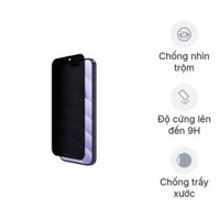 Miếng dán kính cường lực chống nhìn trộm iPhone 15 Pro Jcpal