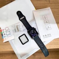 Miếng dán kính cường lực Full màn hình 3D BASEUS cho Apple Watch - Hàng nhập khẩu. - 42mm