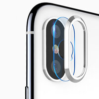Miếng dán kính cường lực Camera và viền bảo vệ Totu cho iPhone X  XS  XS MAX Trắng - Hàng chính hãng - Trắng