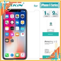 Miếng dán kính cường lực iPhone XS MAX ( H+ Pro, mỏng 0.2mm, vát cạnh 2.5D, phủ nano) - Hiệu Baseus (Hàng chính hãng)