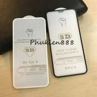 Miếng dán kính cường lực iPhone X full màn 5D – CL389