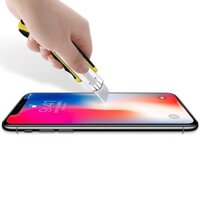 Miếng dán kính cường lực iPhone XS MAX ( H+ Pro, mỏng 0.2mm, vát cạnh 2.5D, phủ nano) - Hiệu Baseus (Hàng chính hãng)