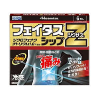 Miếng Dán Lạnh Giảm Đau Nhức Khớp Và Cơ Feitas Z Jixas Hộp 6 Miếng