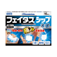 Miếng Dán Lạnh Giảm Đau Xương Khớp Salonpas Hisamitsu Feitas Size Lớn 16 Miếng