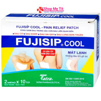 Miếng dán lạnh giảm đau Fujisip Cool hộp 10 gói x 2 miếng