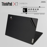 Miếng Dán Laptop Màu Đen Nhám 3 Mặt 14 '' 15.6 '' 13 '' Inch Lenovo Thinkpad X1 YogaS3 S5 Yoga 11E Yoga 12 E145 X200 X201 X230 X240 X270 X280