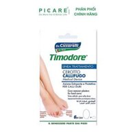 Miếng dán loại bỏ mụn cóc, vết chai Timodore 6 miếng/ gói - Timodore Corn Removers - Plasters With Corn Pad And Adhesive Fastening Flaps