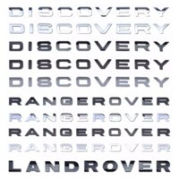 Miếng Dán logo Chữ Trang Trí Mui Xe Hơi land rover discovery range rover