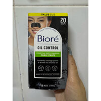 Miếng dán lột mụn đầu đen mũi Bioré