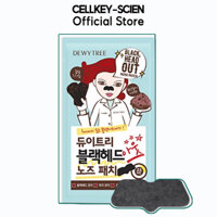 Miếng Dán Lột Mụn Đầu Đen Vùng Mũi Cằm Trán Từ Tro Núi Lửa Đảo JeJu Dewytree Black Head Out Nose Patch 1 Miếng