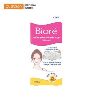 Miếng dán lột mụn mũi Biore hộp 4 miếng