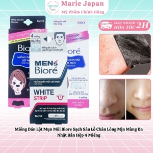 Miếng dán lột mụn mũi Biore hộp 4 miếng