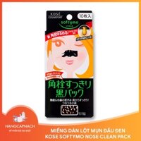 Miếng dán lột mụn mũi Kose Nose Clean Pack hộp 10 miếng