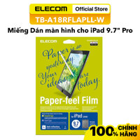 Miếng Dán màn hình dành cho iPad 9.7 Pro 2018  ELECOM TB-A18RFLAPLL-W Loại trơn  -  Hàng chính hãng