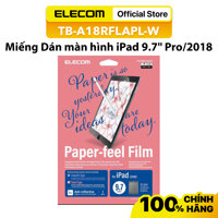 Miếng Dán màn hình dành cho iPad 9.7 Pro2018, Loại nhám ELECOM TB-A18RFLAPL-W Hàng chính hãng