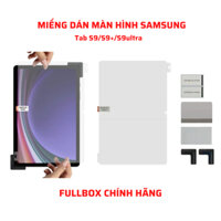 Miếng dán màn hình Samsung Galaxy Tab S9/ S9FE/ S9+/ S9+Fe/ S9ultra/ S8+ / S10+/ S10ultra -Hàng chính hãng nguyên seal