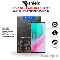 Miếng dán màn hình V-Shield Film PPF cao cấp cho Samsung Galaxy M54/ M34/ M14/ M23/ M22