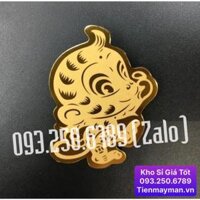 Miếng Dán Mèo Thần Tài May Mắn Cho Tết Quý Mão 2023 , Miềng dán điện thoại thần tài siêu cute , Lì Xì Tết, hàng nhập khẩu - Miếng dán CON KHỈ